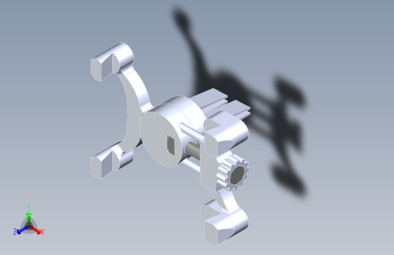 手机夹架SolidWorks三维模型