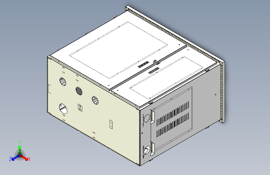 JP柜3D三维模型
