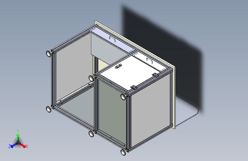 操作工作台 3D模型