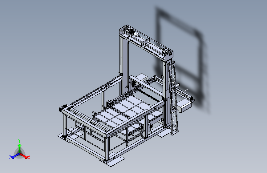 龙门码垛机3D数模图纸