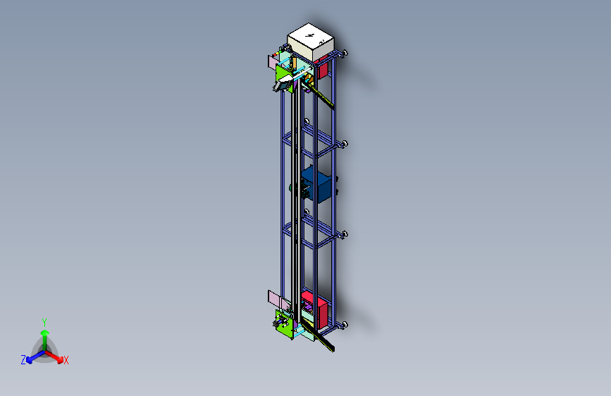 一款液压冲孔机三维3D数模