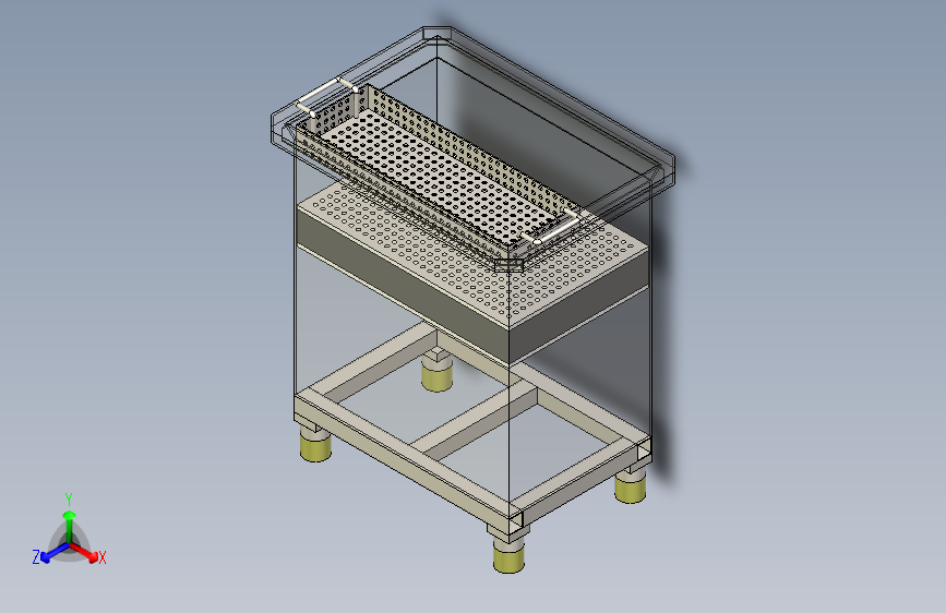 一款液压缸三维3D数模