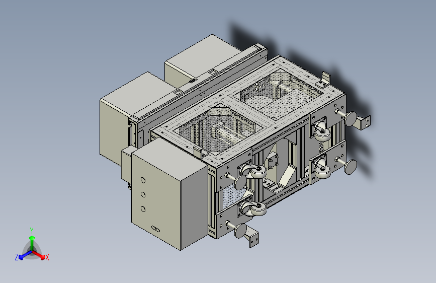 一种自动液压提升机3D建模