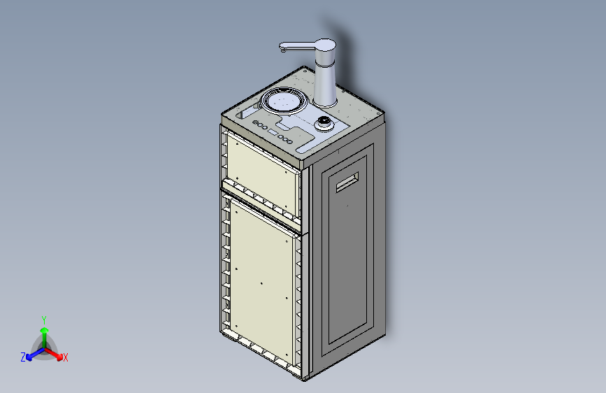 组合式茶吧机3D模型