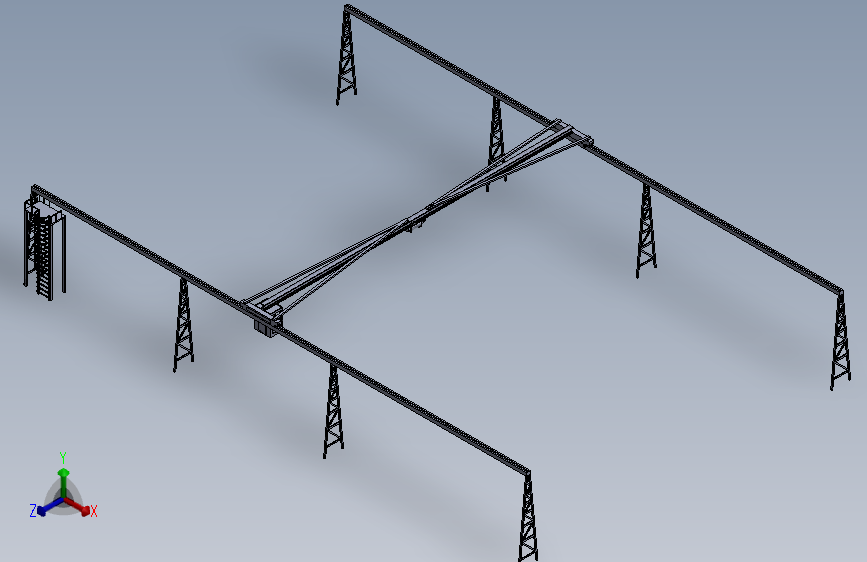 QZ11U桥式起重机  Solidworks