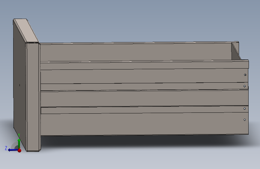 钢制机柜 3d 和 pdf,用于 cnc 切割的 dxf 文件