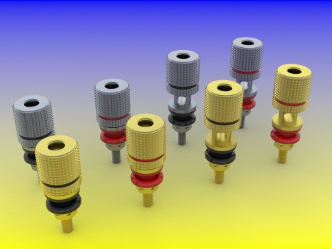 扬声器端子连接器 4mm