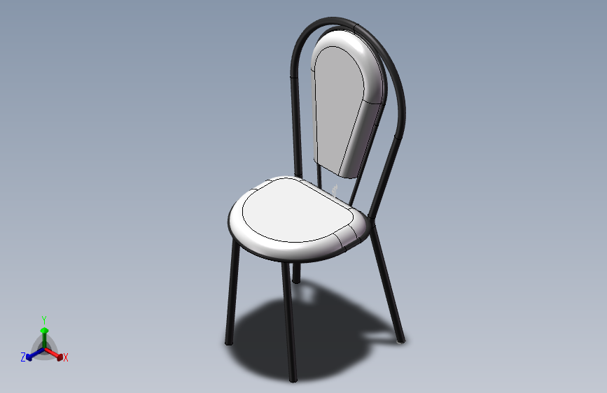 现代椅设计 – SolidWorks 建模和 KeyShot 渲染