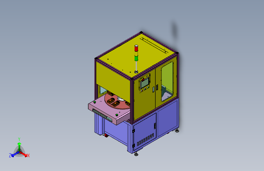 手机充电宝外壳侧边打磨抛光机3D图纸