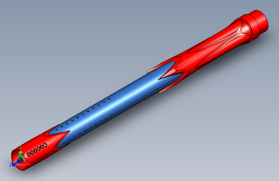 3 件装油漆球枪管（自动上弹器）