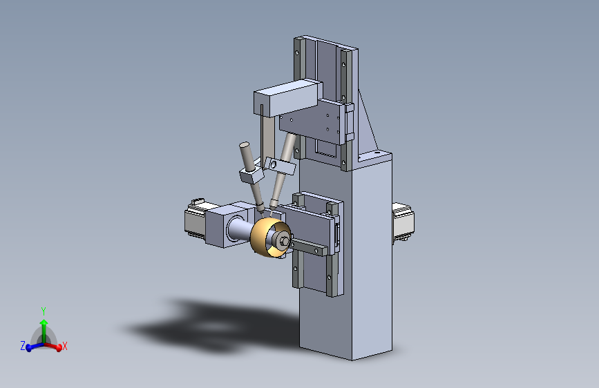 背景 CNC 制作金手镯 主视图