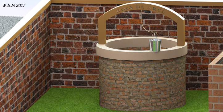 烧烤、面包烤箱和水井。