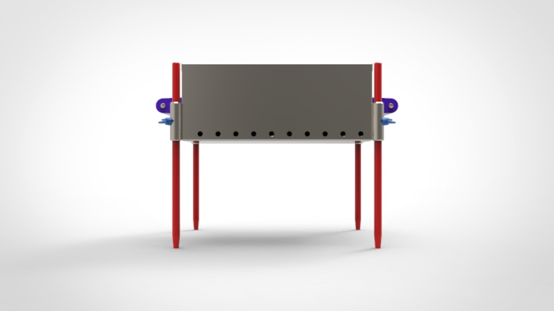 烧烤片铁设计 在 solidworks中 - 由 MD RASHID