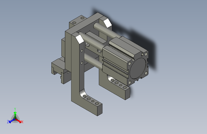 KJ-035-胶芯变轨载具装配体