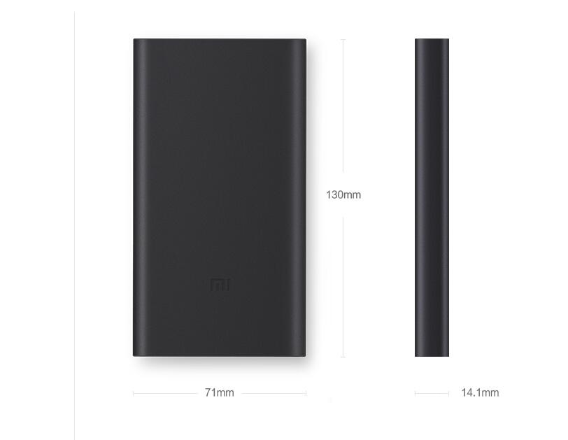小米移动电源 2 1000毫安时 黑色