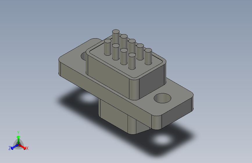 9-Pin-Cannon-MDM-9P(Male)