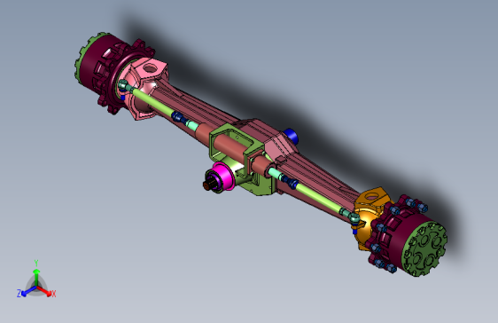 拖拉机前传动轴
