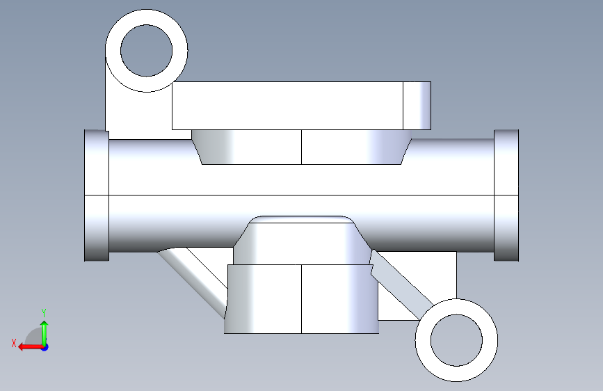 Solidworks_ 实践练习 背面视图
