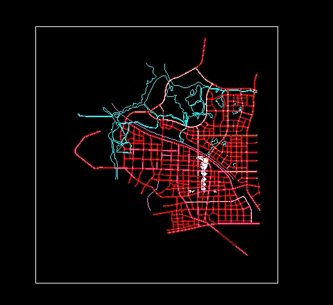 湖南二公里市政道路给排水施工图