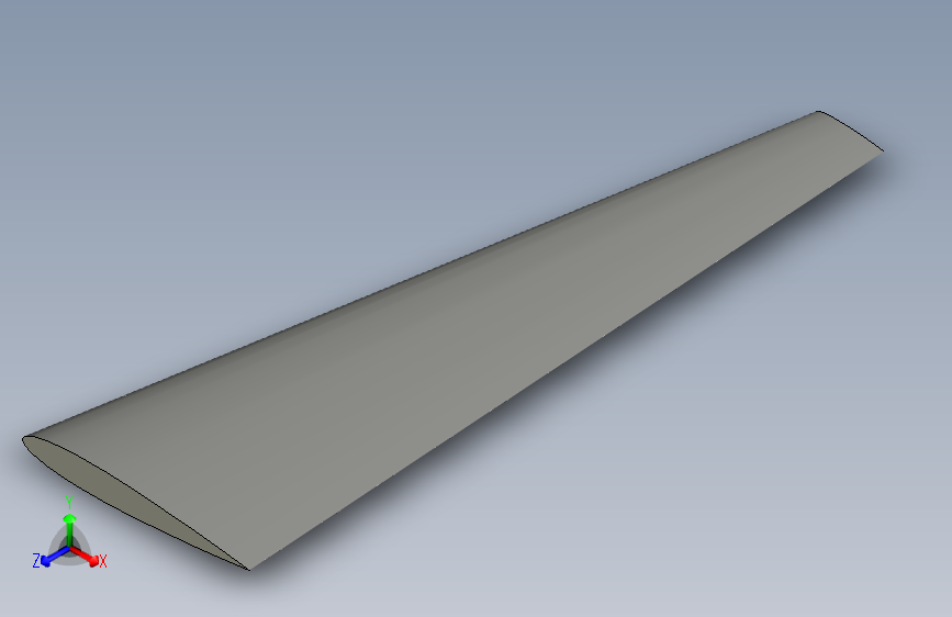 3D翼型NACA0012