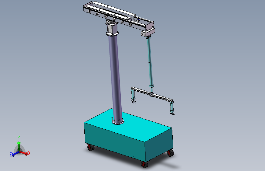 艾灸针灸理疗机器人三维solidworks模型+CAD图纸