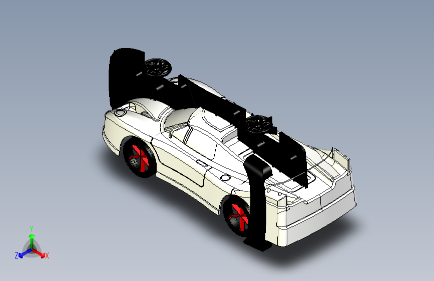 LCC覆盖70立方厘米，法拉利汽车，3个翼扇，5个瓶盖，角落，加仑，几何盒，第1部分，第5部分
