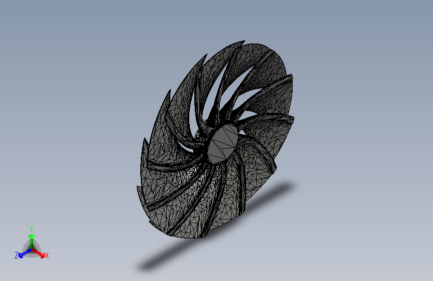 PC 机箱风扇，带有 U 到 V 形截面叶片