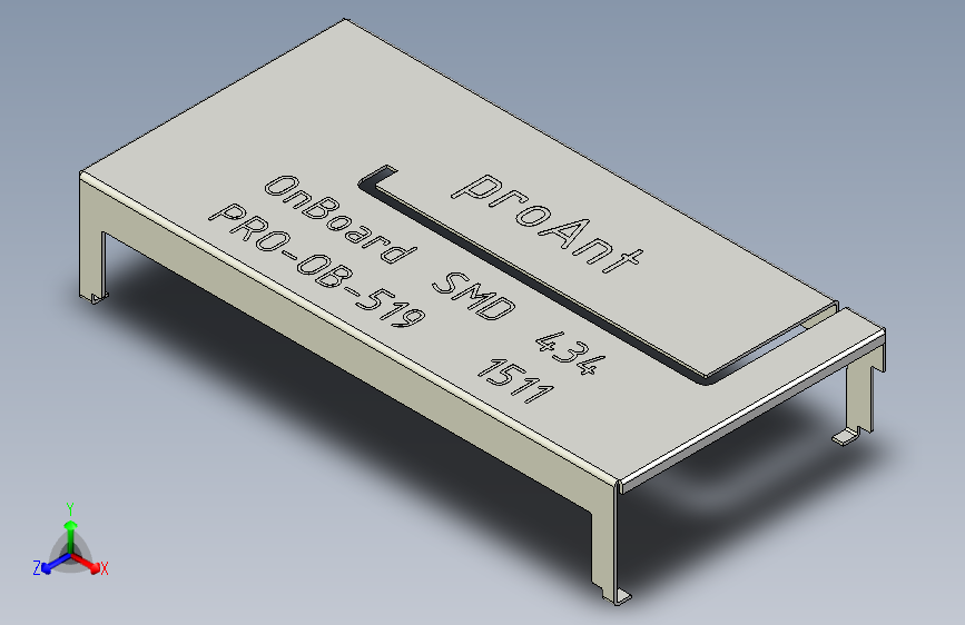 ProAnt _ Abracom 平面倒F型（PIFA）434 MHz UHF ISM频段天线