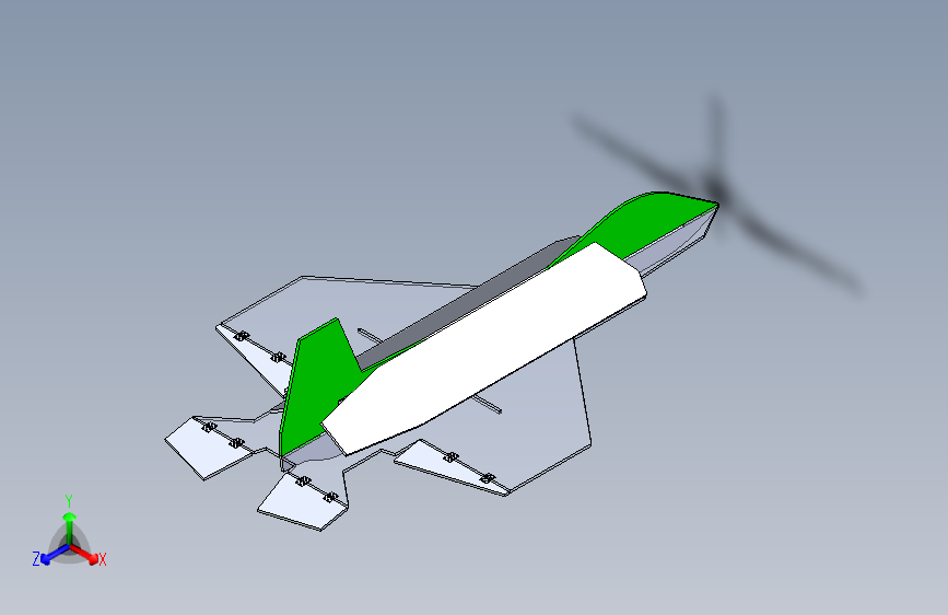 RC交叉截面战斗机