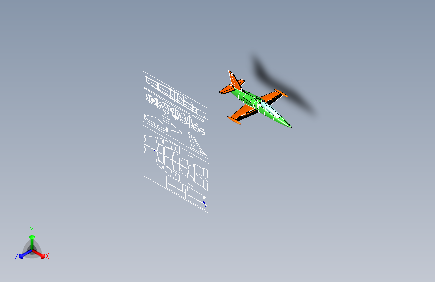 Rhino 中的遥控版 Aero L-39 Albatros