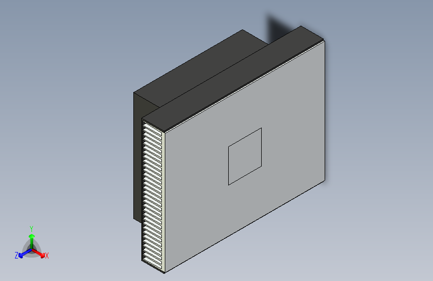 Solidworks Flow Simulation -Heat Sink Analysis between Radial Curved fan and Axial Fan