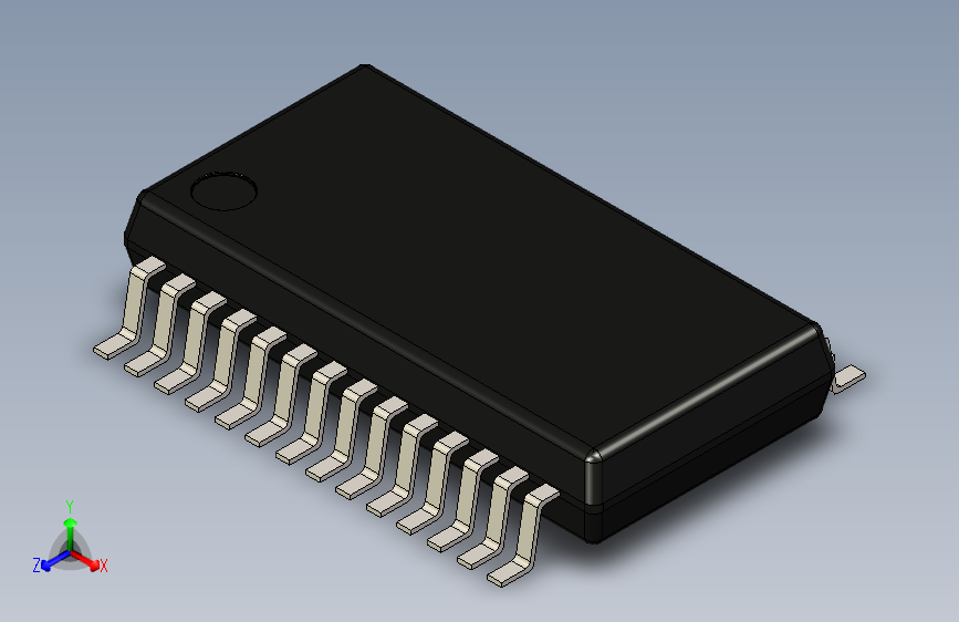 TSSOP-28 模态分析 Ansys 16