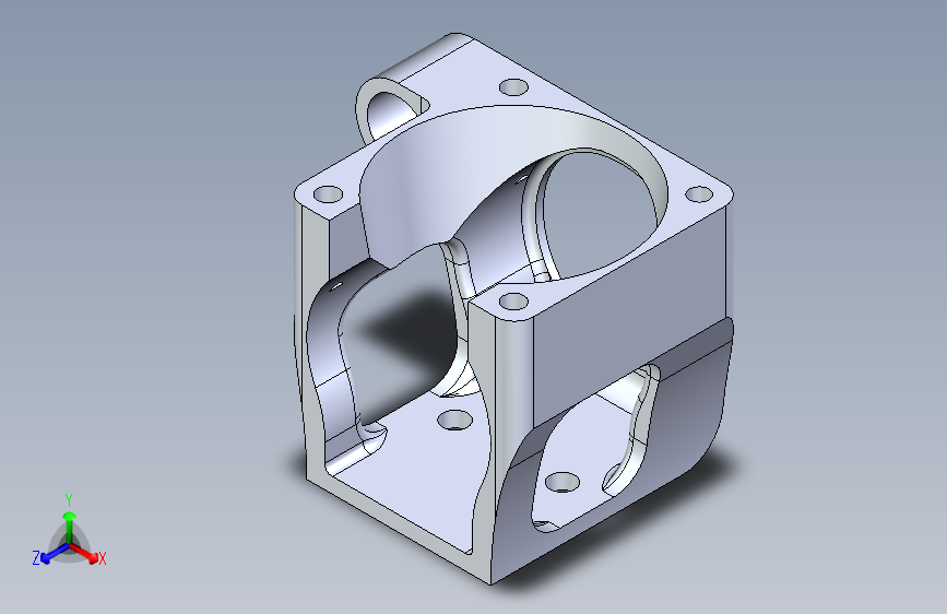 V6挤出机冷却风扇盖 dzino3D v2020