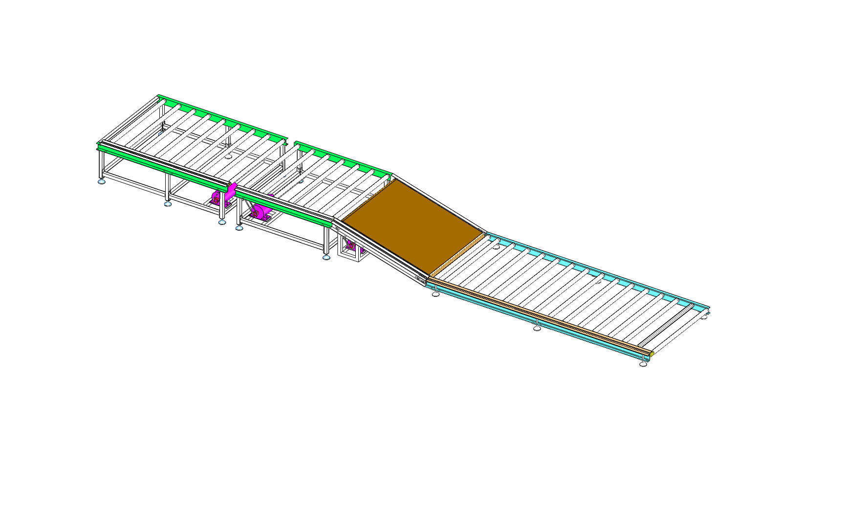 驱动式滚筒运输机优化设计含三维solidworks模型+CAD图纸+说明书