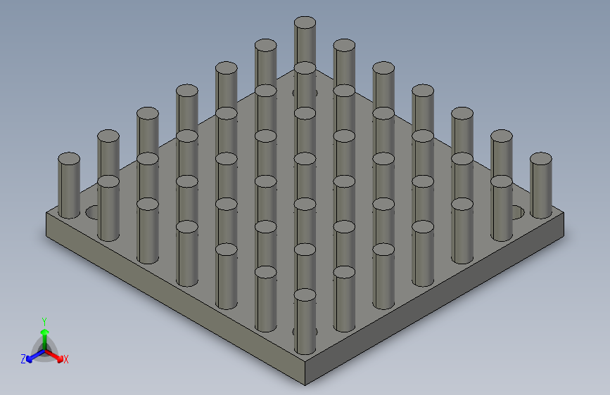 高流量散热器（25mm x 25mm x 6.5mm）