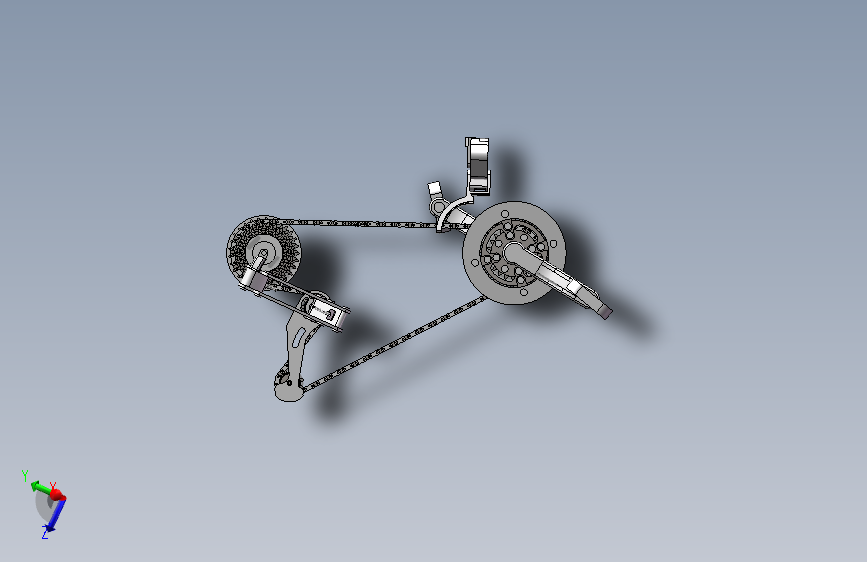 J258-自行车变速器3D模型solidworks建模