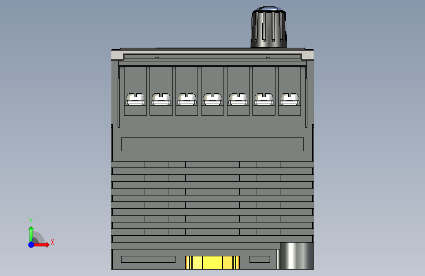 JSCC精研内置式调速器 DK-485 正面视图