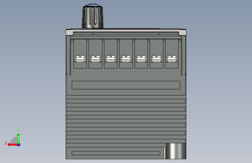 JSCC精研内置式调速器 DK-485 背面视图