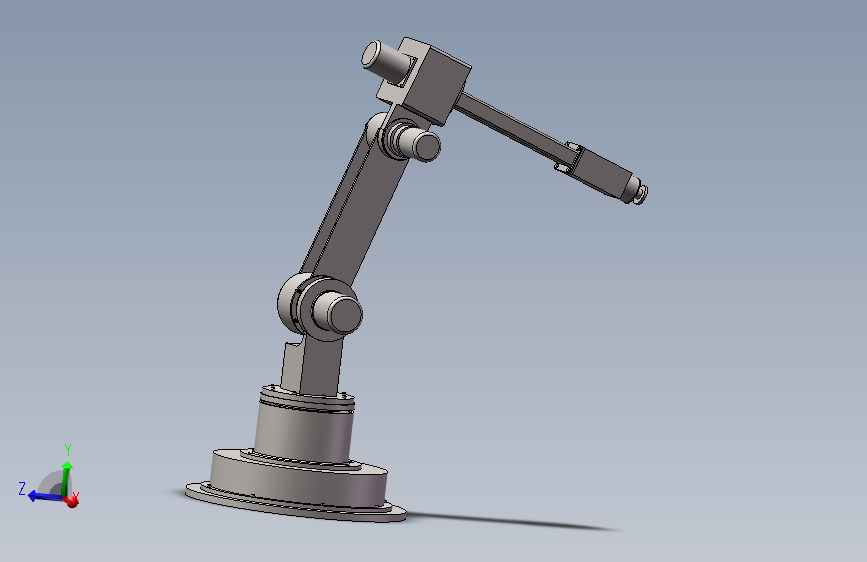 J277-喷涂机器人图纸含三维solidworks模型+CAD图纸