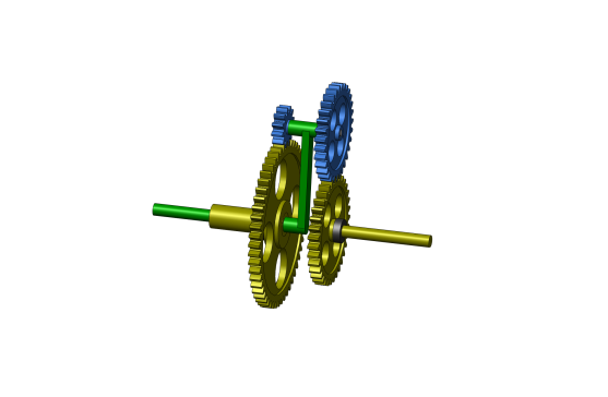 J278-大传动行星轮系结构设计含三维solidworks模型+CAD图纸+文档