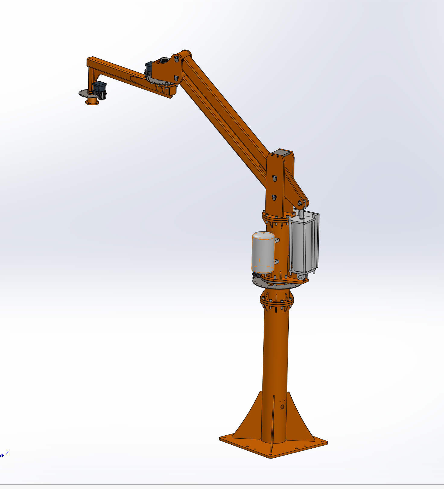 J280-平衡吊 平衡助力器 助力机械手三维设计含三维solidworks建模