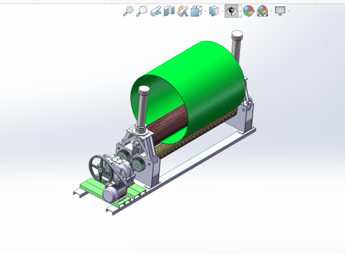 J293-自动卷板机设计及仿真含三维solidworks模型+CAD图纸