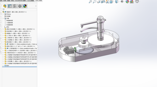 J297-苹果削皮机设计【含三维solidworks模型+CAD图纸+说明书】