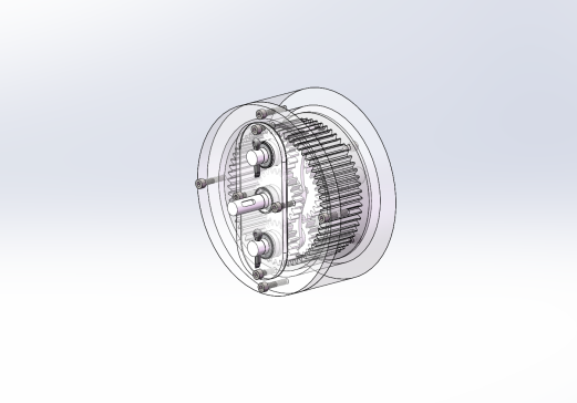 J300-行星减速器三维solidworks建模+CAD图纸