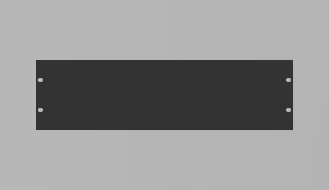 3RU 空白面板
