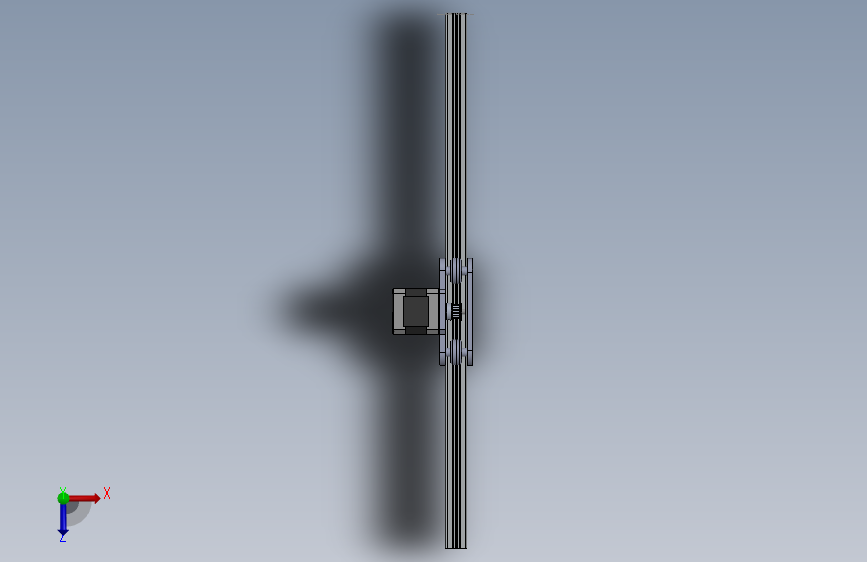 20x40 轮廓线 625zz 轴承 俯视图