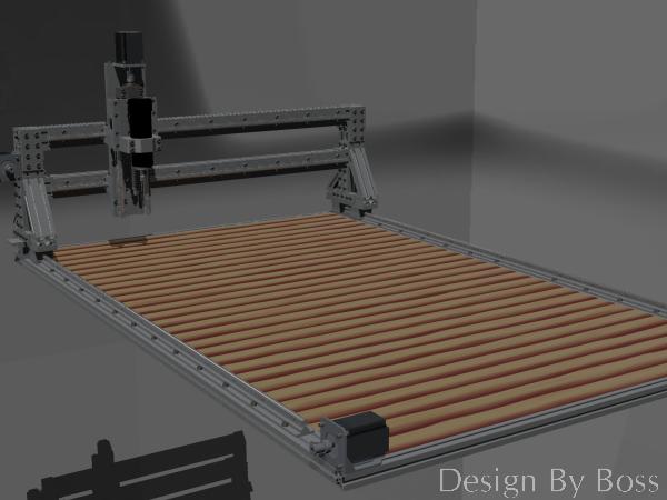 1480 x 880 x 350 (XYZ) 移动龙门CNC