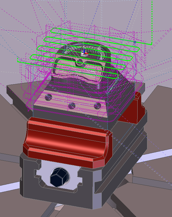 CADCAM 测试产品 5 轴机床