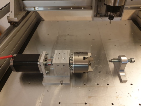 CNC 路由器的第四个轴