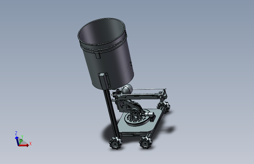 J319-网球发球机设计含三维solidworks建模+CAD图纸+说明书